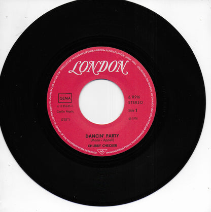 Chubby Checker - Dancin' party / The huckle buck (Duitse uitgave)