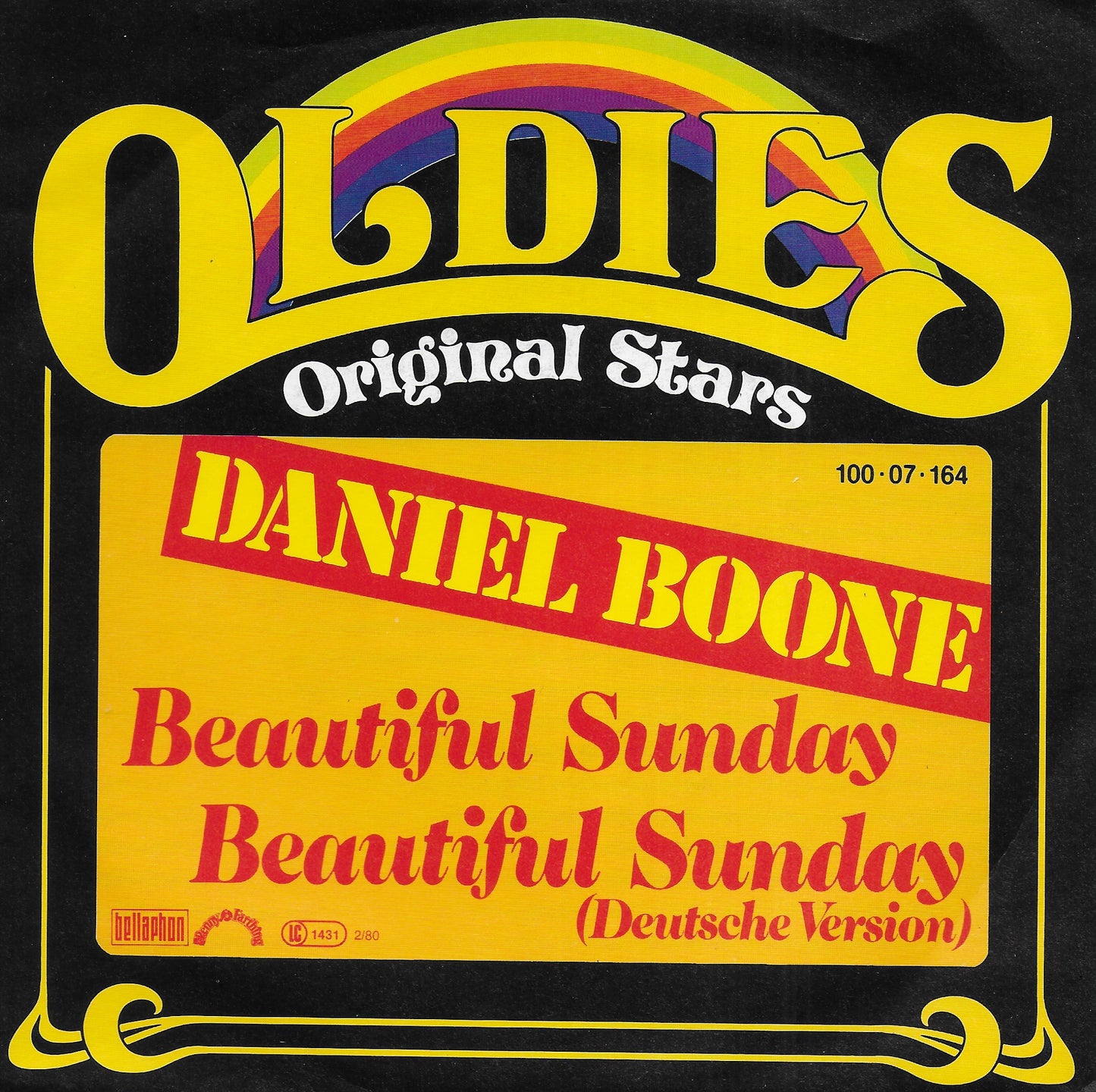 Daniel Boone - Beautiful sunday (Duitse uitgave)