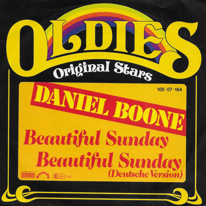 Daniel Boone - Beautiful sunday (Duitse uitgave)