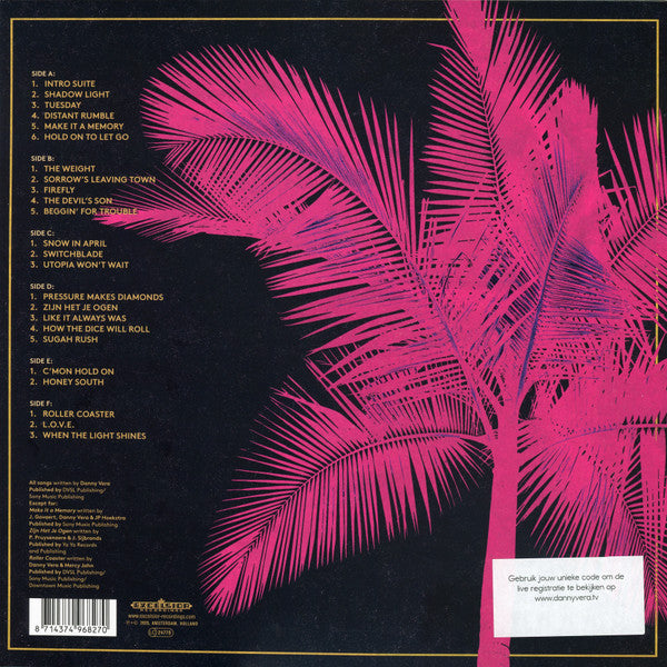 Danny Vera & The Neon Orchestra - Live In Amsterdam (3LP + Blue-ray)