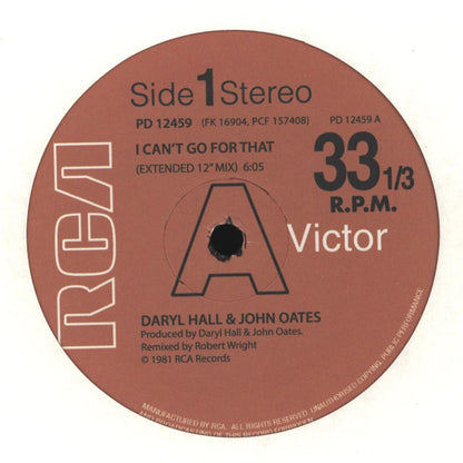 Daryl Hall & John Oates - I can't go for that (12" Maxi Single)
