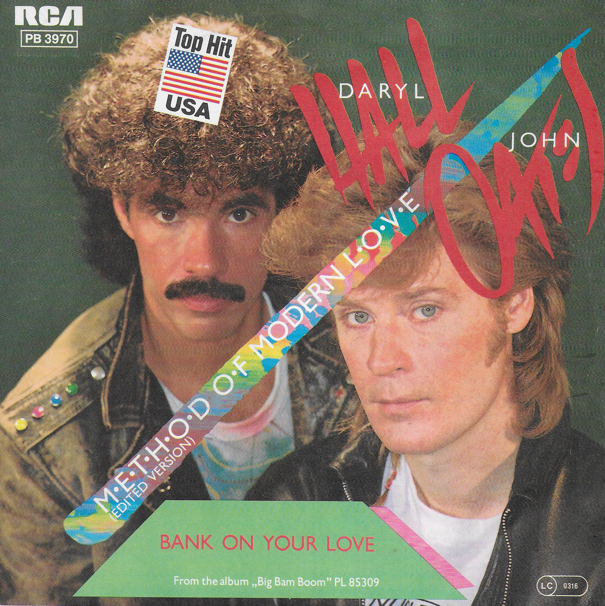 Daryl Hall & John Oates - Method of modern love (Duitse uitgave)