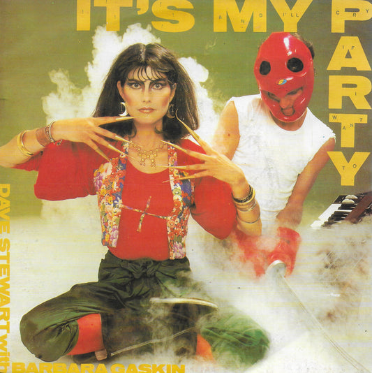Dave Stewart with Barbara Gaskin - It's my party (Belgische uitgave)