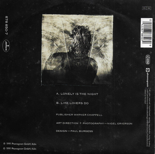 David Knopfler - Lonely is the night (Duitse uitgave)