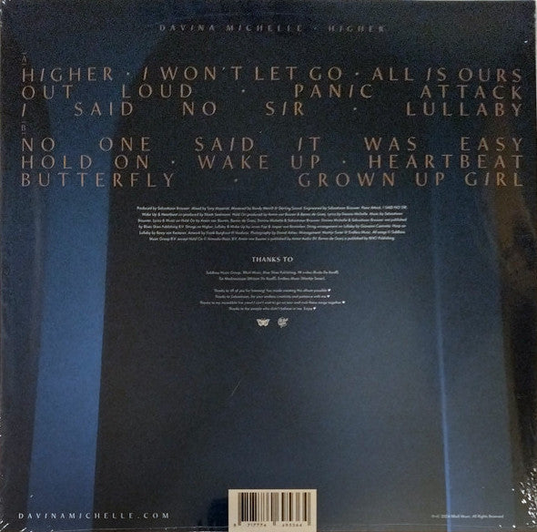 Davina Michelle - Higher (Transparent blue vinyl) (LP)