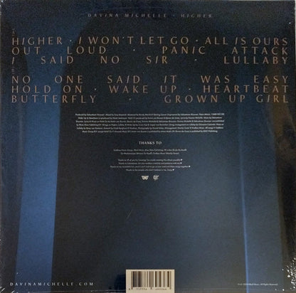 Davina Michelle - Higher (Transparent blue vinyl) (LP)