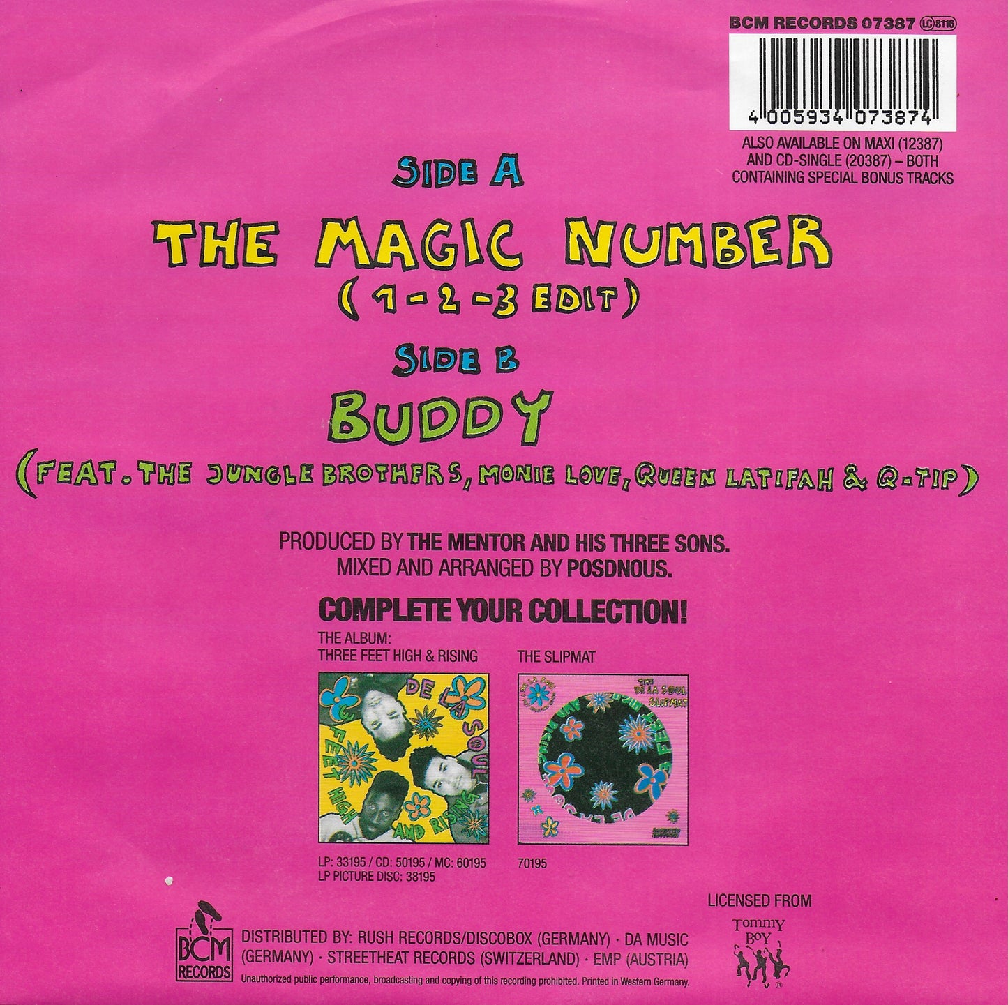 De La Soul - The magic number / Buddy