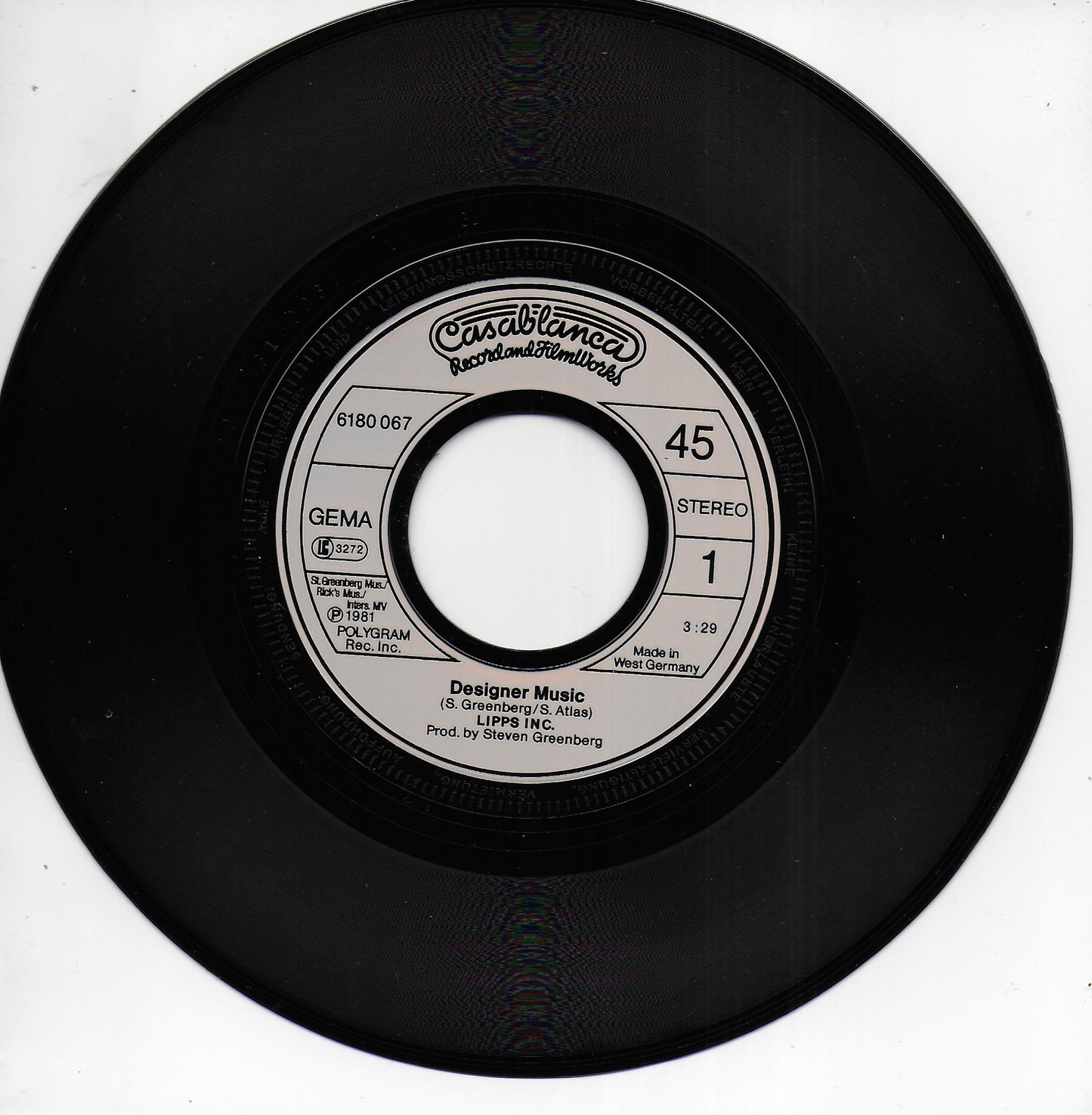 Lipps Inc. - Designer music (Duitse uitgave)