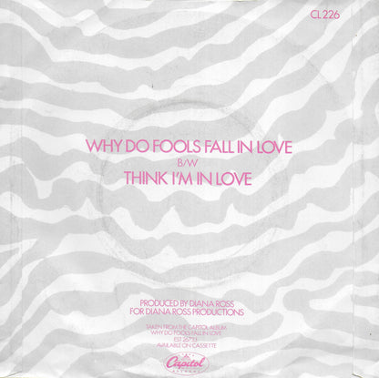 Diana Ross - Why do fools fall in love (Engelse uitgave)