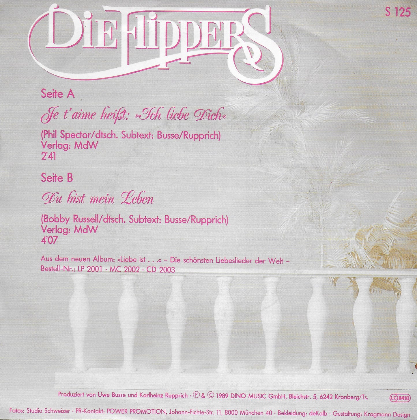 Die Flippers - Je t'aime heißt, Ich liebe dich