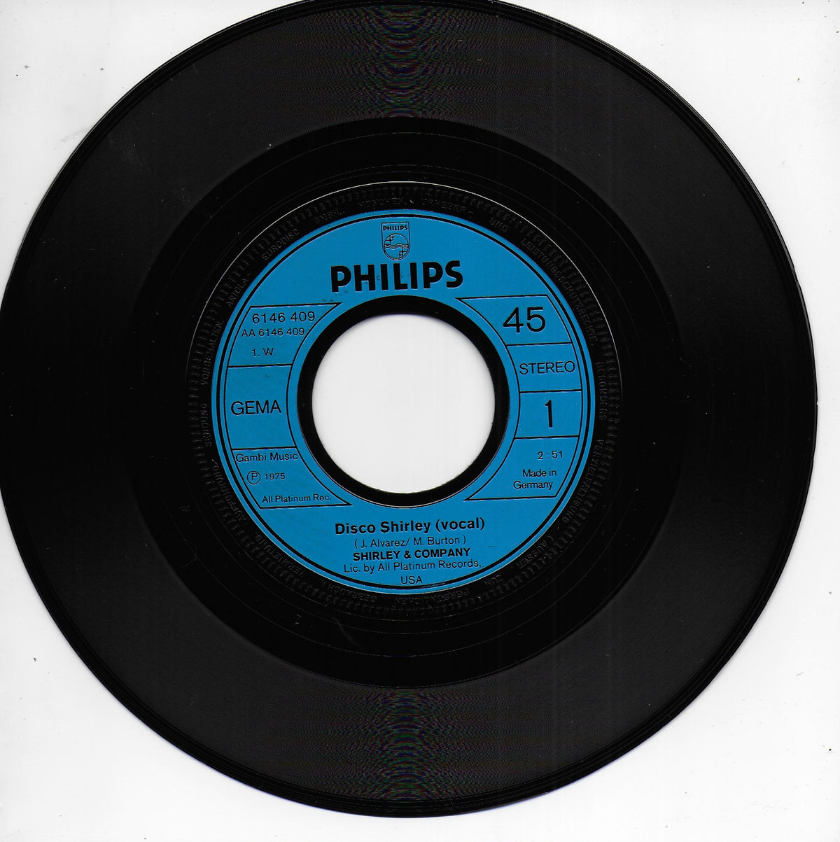 Shirley & Company - Disco Shirley (Duitse uitgave)