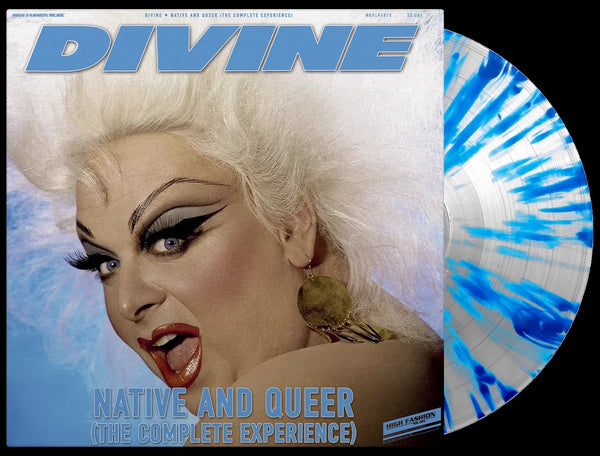 Divine - Native And Queer | The Complete Experience (Translucent blue splattered vinyl) (LP)