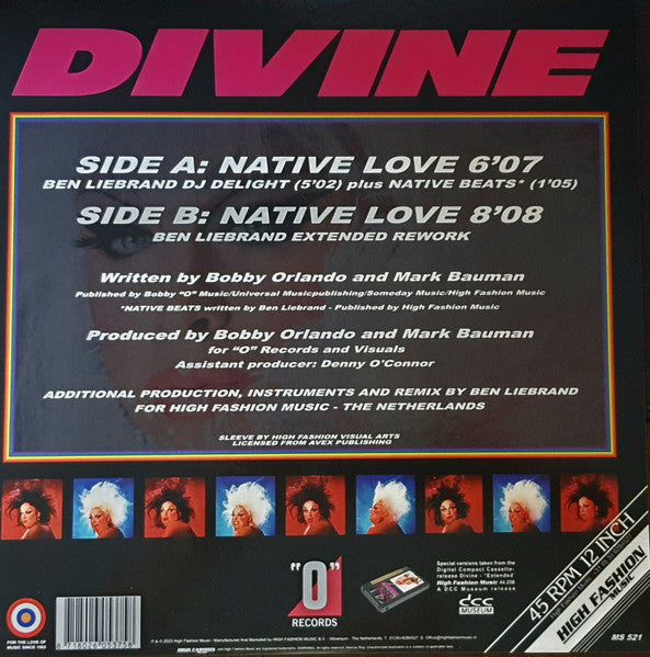 Divine - Native love (Ben Liebrand rework) (12" Maxi Single)