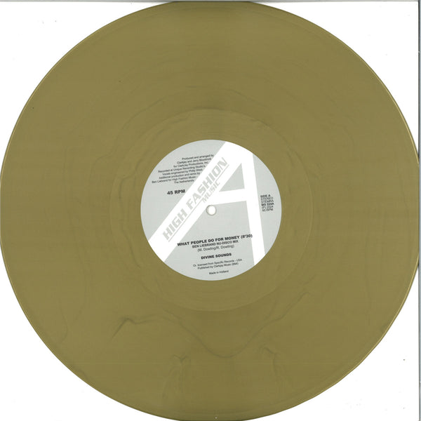 Divine Sounds - What people do for money (Ben Liebrand remixes, gold vinyl) (12" Maxi Single)