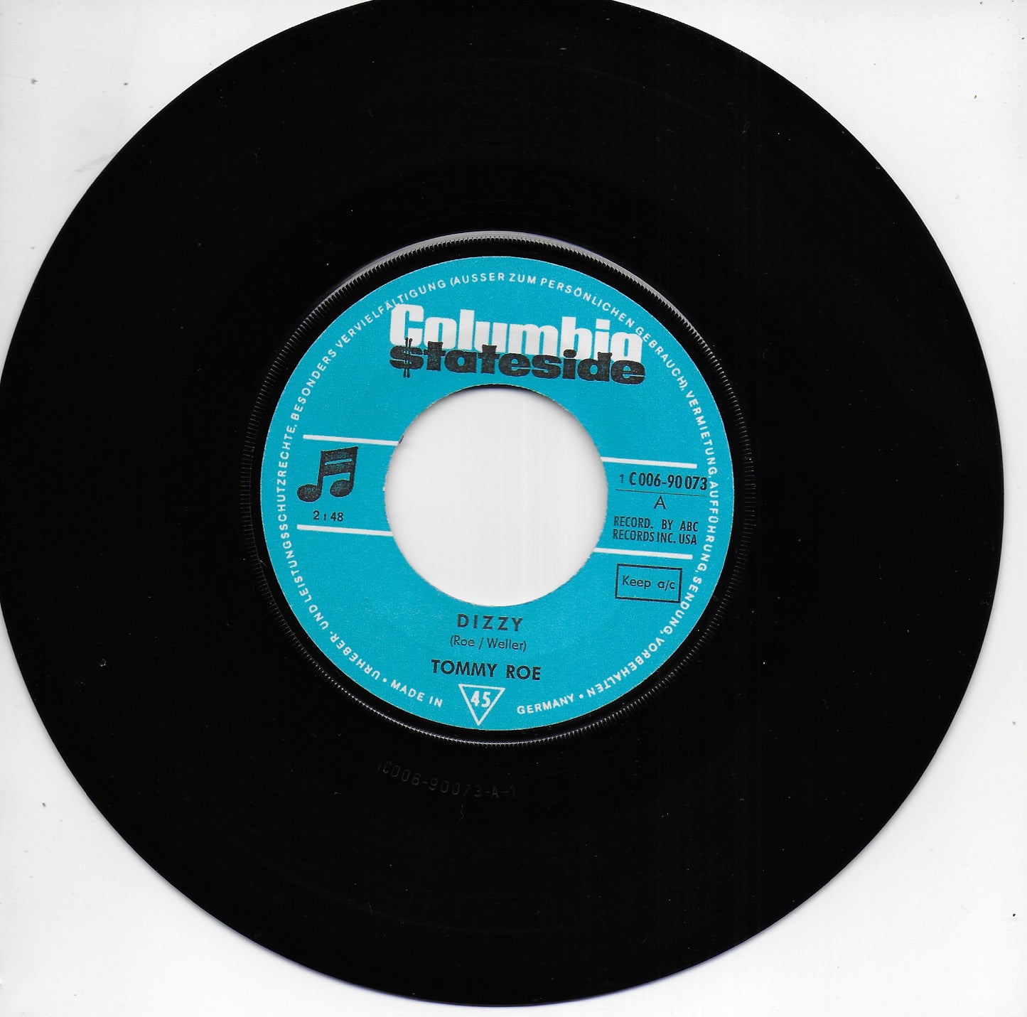 Tommy Roe - Dizzy (Duitse uitgave)