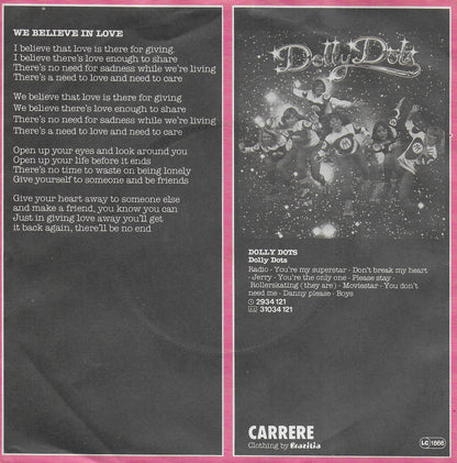 Dolly Dots - We believe in love (Duitse uitgave)
