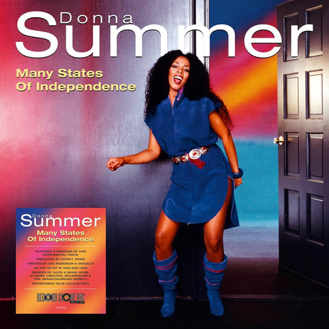 Donna Summer - Many states of independence (RSD 2024, transparent blue vinyl) (12" Maxi Single)