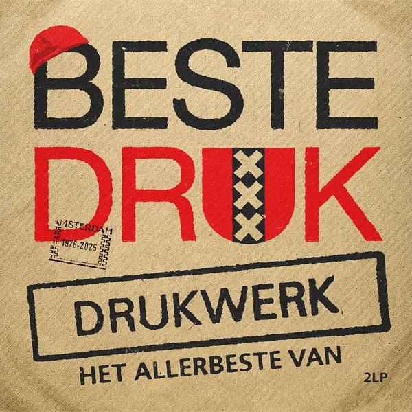 Drukwerk - Beste Druk | Het Allerbeste Van Drukwerk (Red transparent vinyl) (2LP)