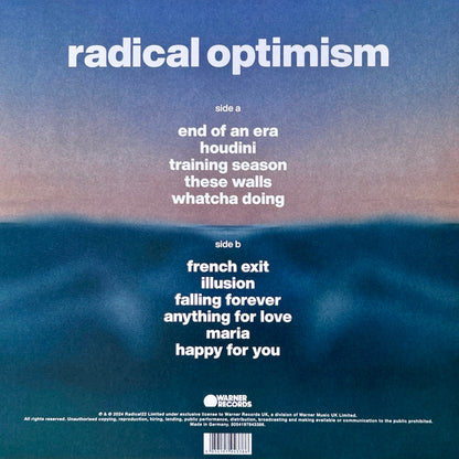 Dua Lipa - Radical Optimism (Limited edition, Curaçao blue vinyl) (LP)
