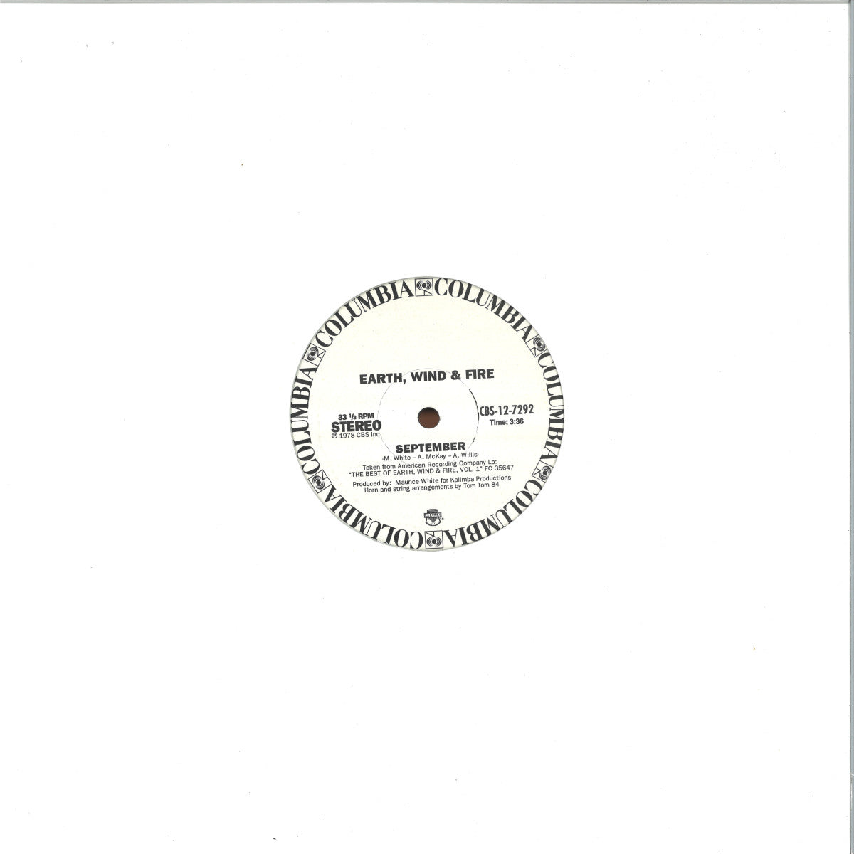 Earth, Wind & Fire - September / Boogie Wonderland (12" Maxi Single)