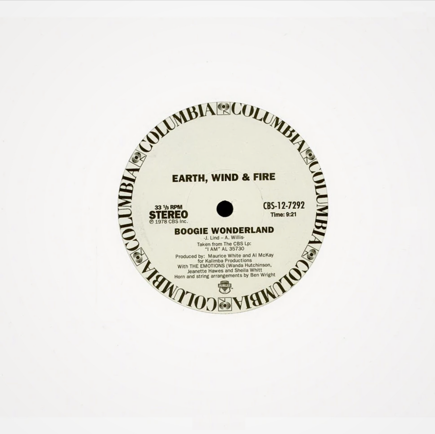 Earth, Wind & Fire - September / Boogie Wonderland (12" Maxi Single)