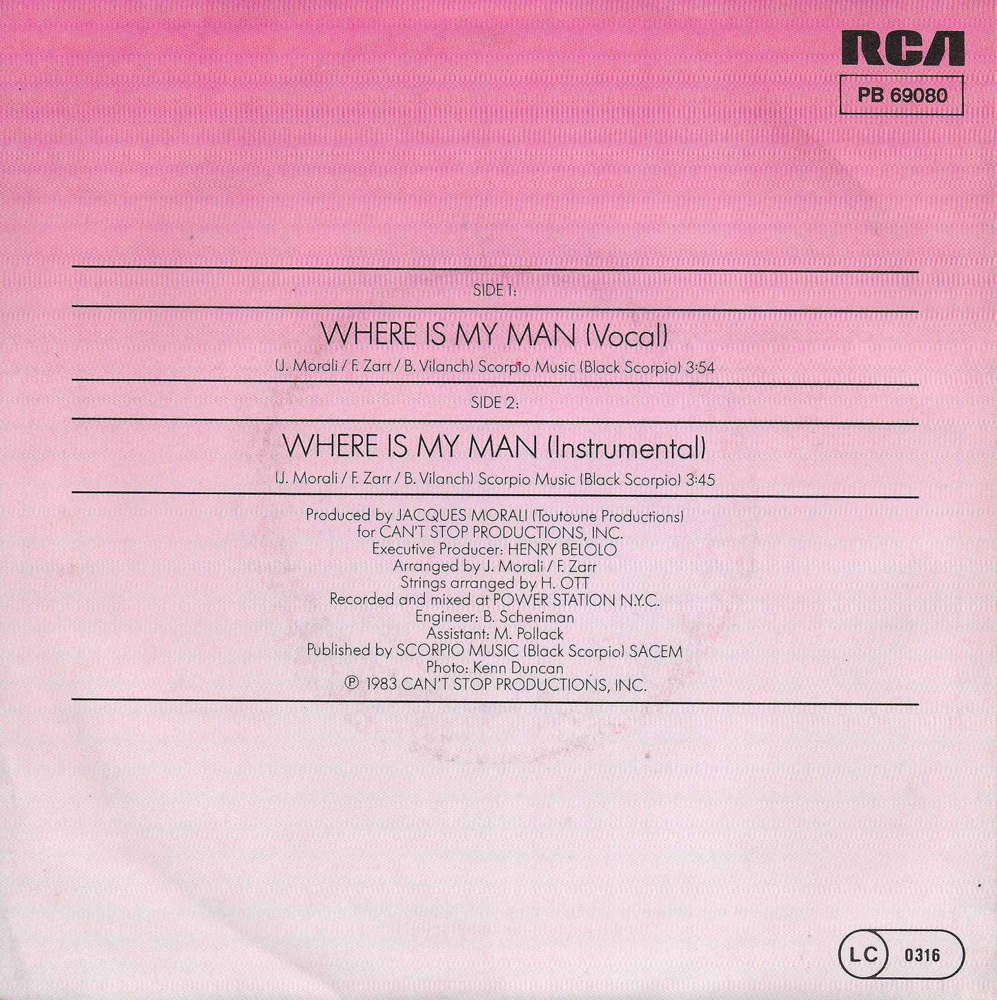 Eartha Kitt - Where is my man (Duitse uitgave)