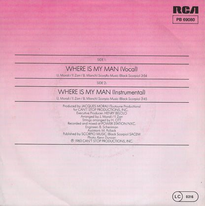 Eartha Kitt - Where is my man (Duitse uitgave)