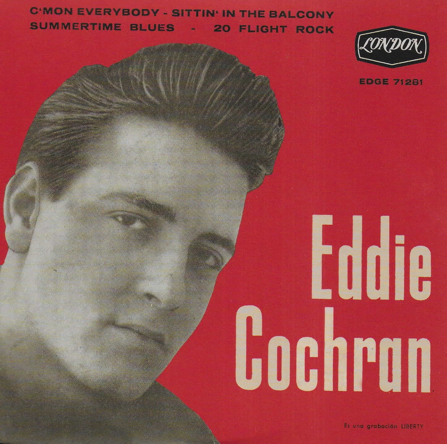 Eddie Cochran - C'mon everybody (Spaanse uitgave)