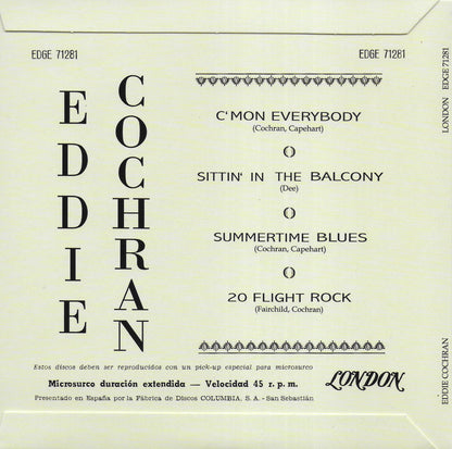 Eddie Cochran - C'mon everybody (Spaanse uitgave)
