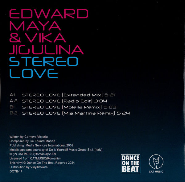Edward Maya & Vika Jigulina - Stereo love (Pink vinyl) (12" Maxi Single)
