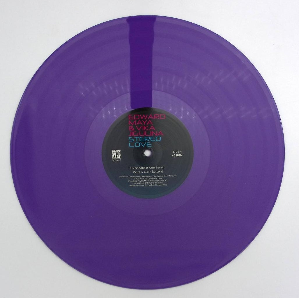 Edward Maya & Vika Jigulina - Stereo love (Purple vinyl) (12" Maxi Single)
