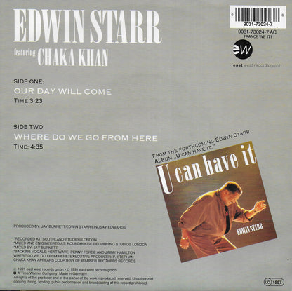 Edwin Starr featuring Chaka Khan - Our day will come