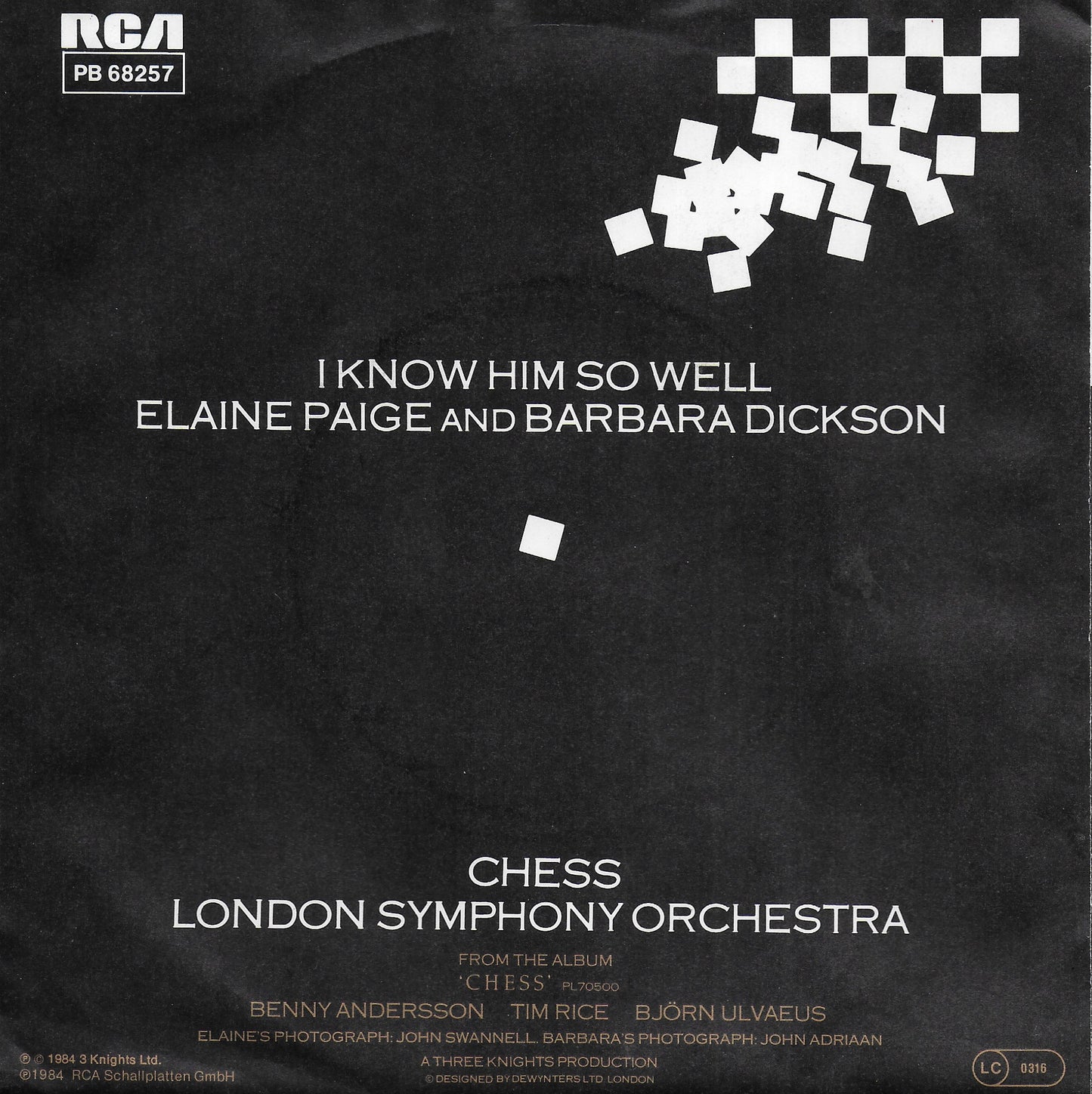 Elaine Paige and Barbara Dickson - I know him so well (Duitse uitgave)