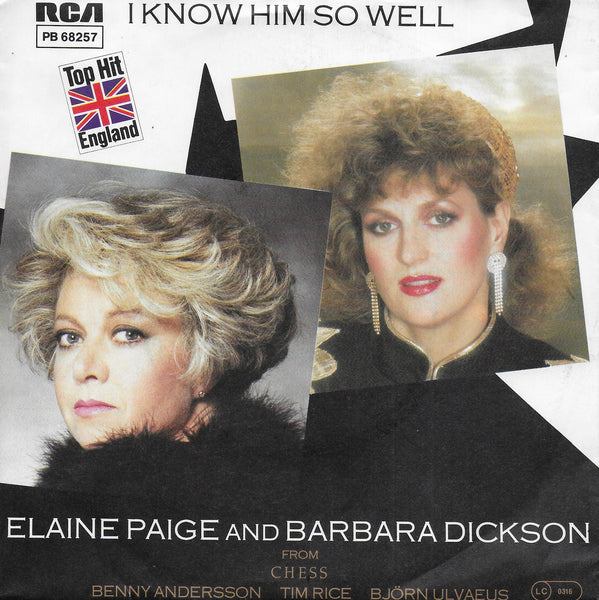 Elaine Paige and Barbara Dickson - I know him so well (Duitse uitgave)