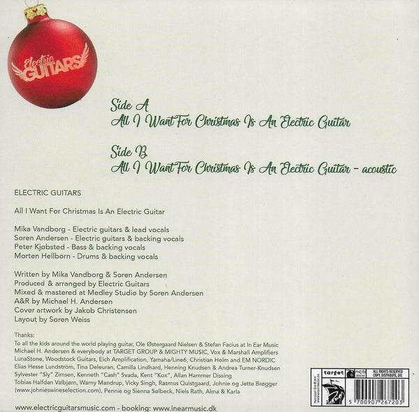 Electric Guitars - All I want for Christmas is an electric guitar (Red vinyl)