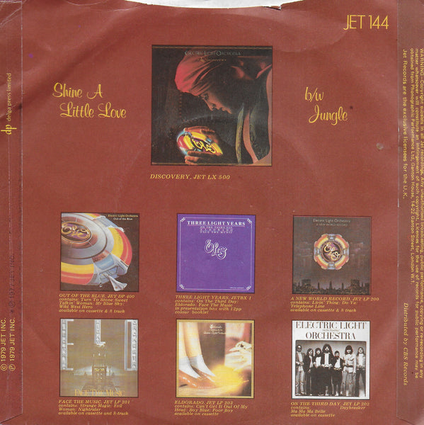 Electric Light Orchestra - Shine a little love (Engelse uitgave)