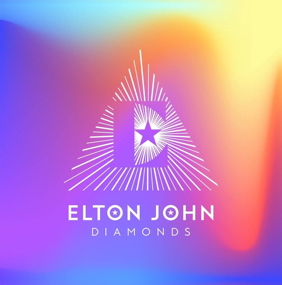 Elton John - Diamonds (Creamy white and purple vinyl) (LP)