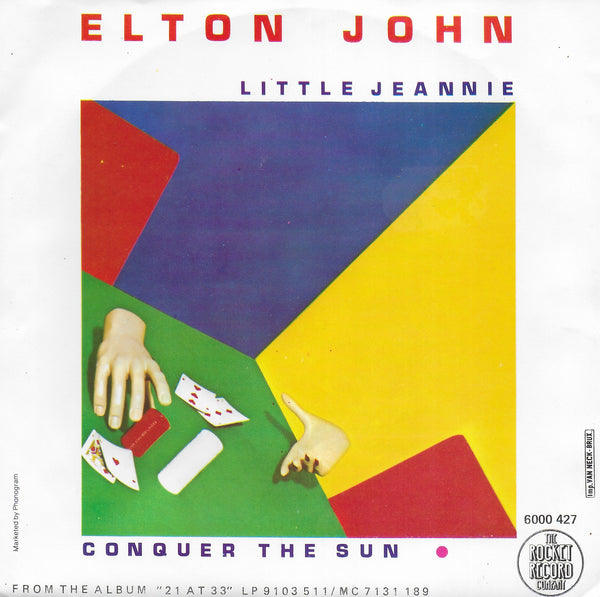 Elton John - Little Jeanie (Belgische uitgave)