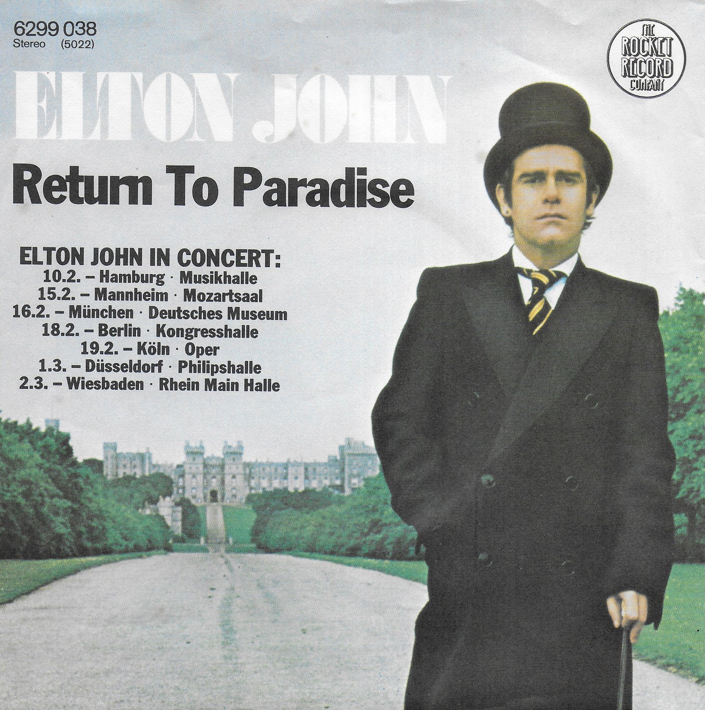 Elton John - Return to paradise / Song for Guy (Duitse uitgave)
