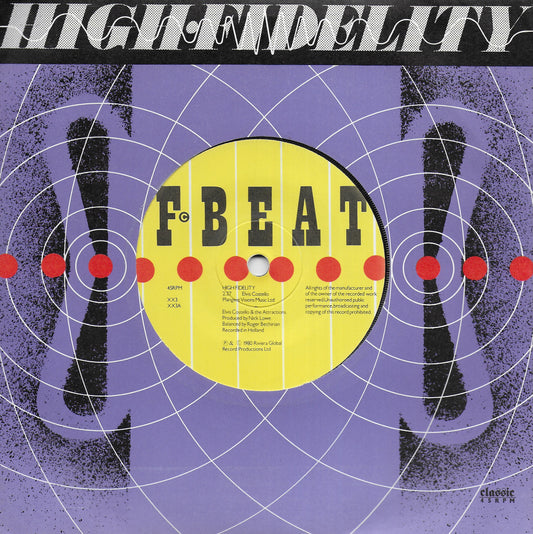 Elvis Costello & the Attractions - High fidelity (Engelse uitgave)
