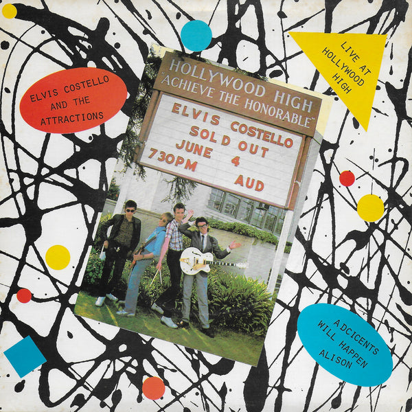 Elvis Costello and the Attractions - Accidents will happen (Engelse promo uitgave)