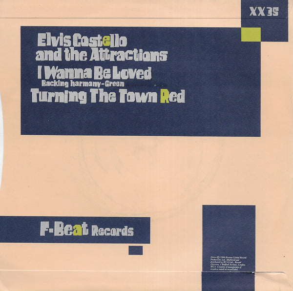 Elvis Costello and the Attractions - I wanna be loved (Engelse uitgave)