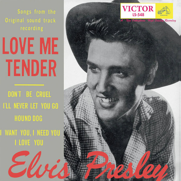 Elvis Presley - Love me tender (Japanse uitgave, red & silver vinyl) (10" vinyl)