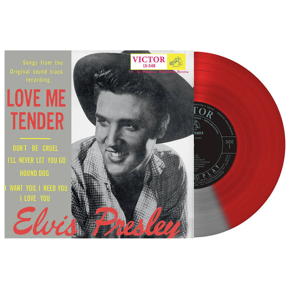Elvis Presley - Love me tender (Japanse uitgave, red & silver vinyl) (10" vinyl)