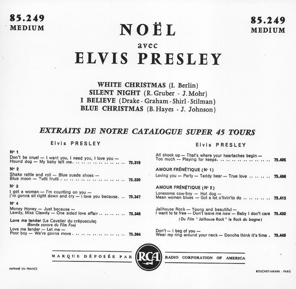 Elvis Presley - Noël avec Elvis (Limited red vinyl)