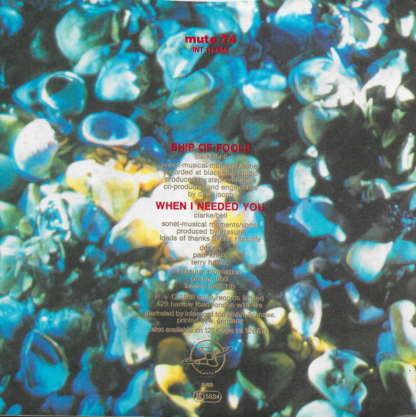 Erasure - Ship of fools (Duitse uitgave)