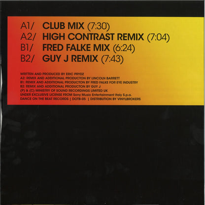 Eric Prydz - Pjanoo (12" Maxi Single)