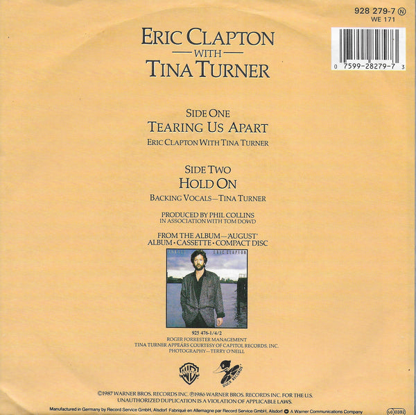 Eric Clapton with Tina Turner - Tearing us apart
