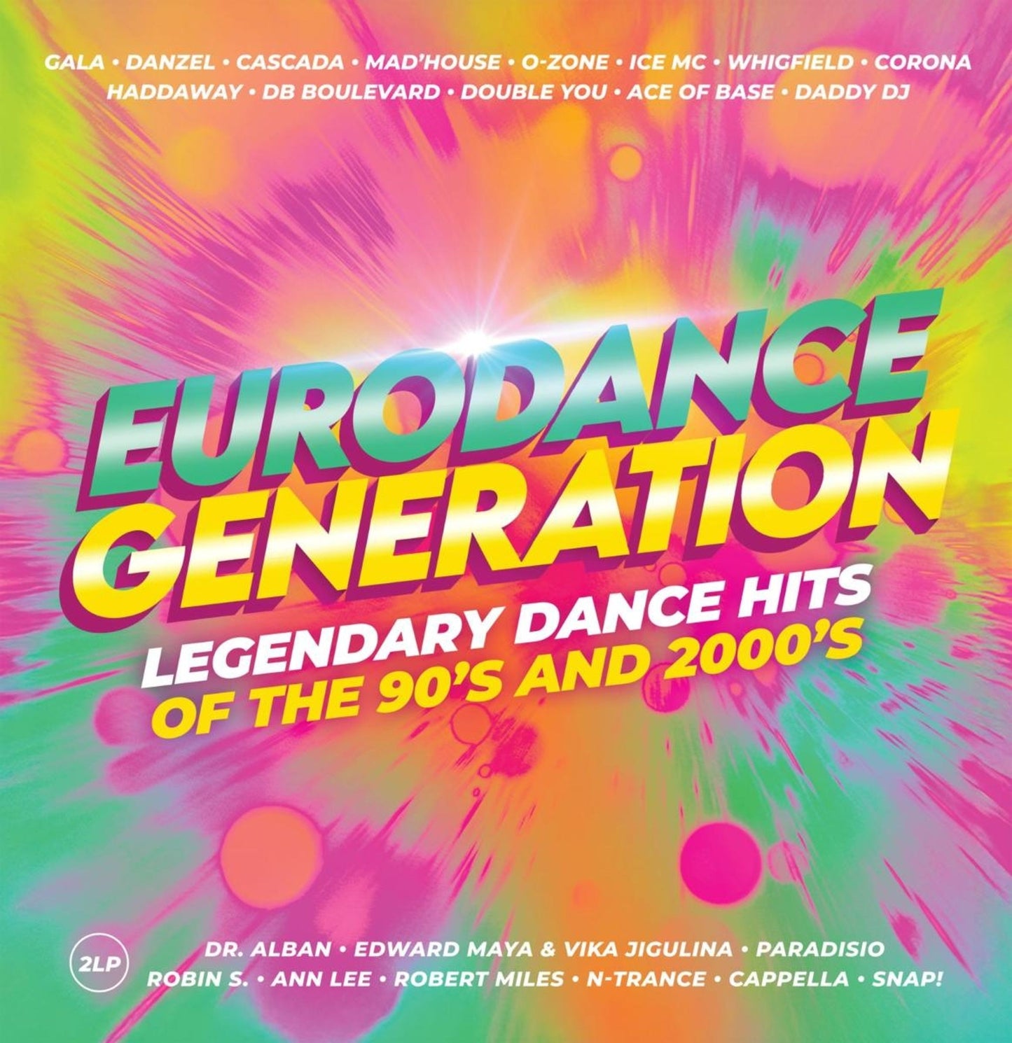 Various - Eurodance Generation (Multicolor vinyl) (2LP)