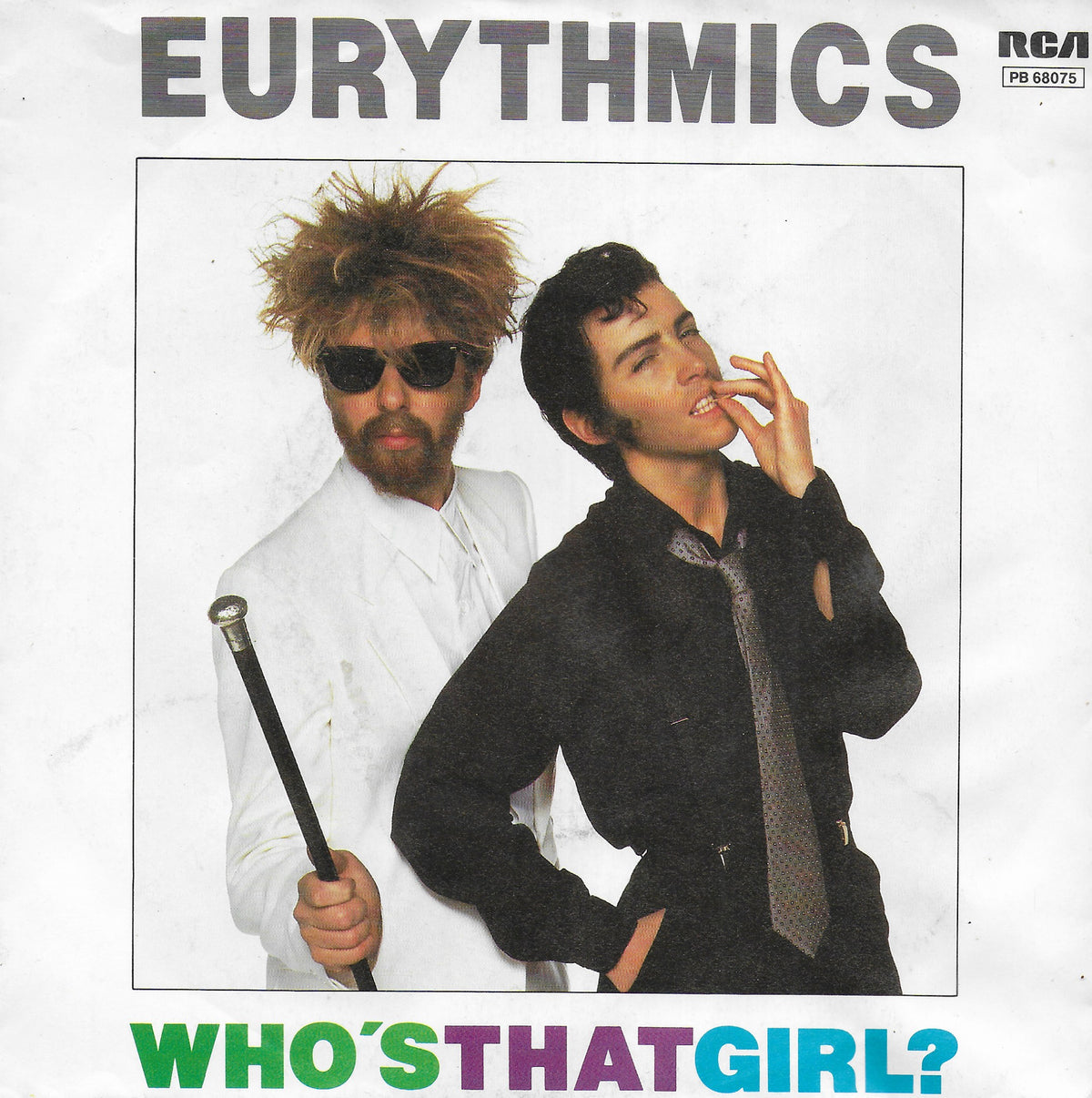 Eurythmics - Who's that girl? (Duitse uitgave)